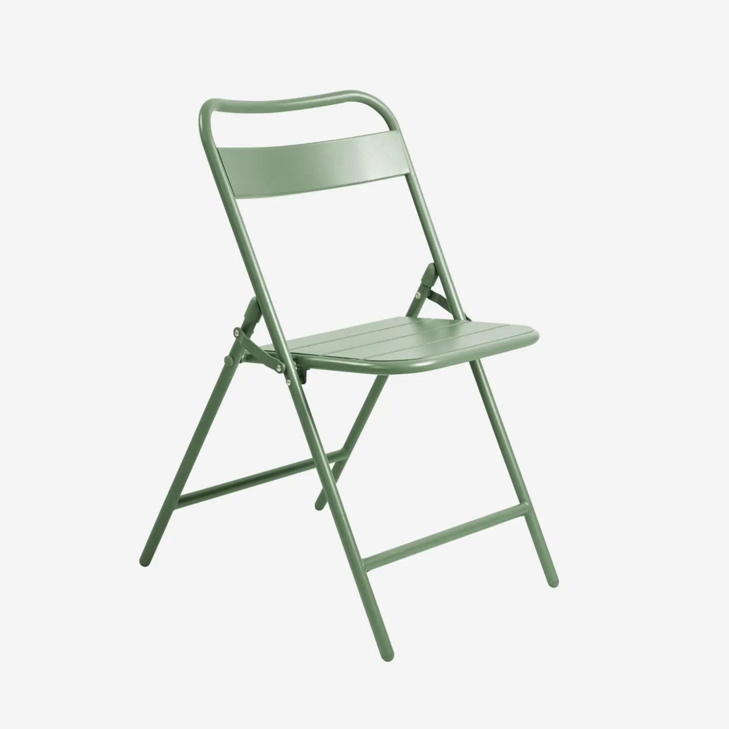Tuintafel + 4 opklapbare stoelen metaal