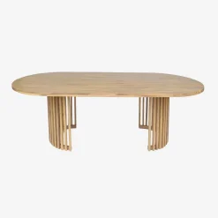 Tuintafel ovaal acaciahout voor 6 personen