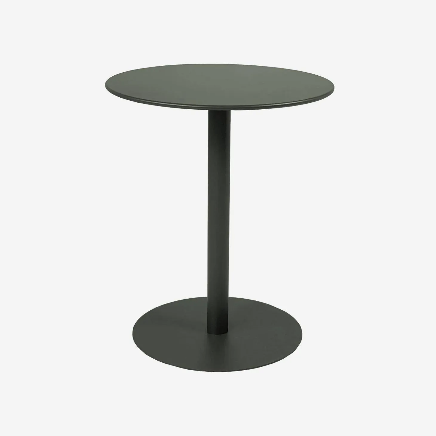 Tuintafel 2-persoons rond bistro van staal