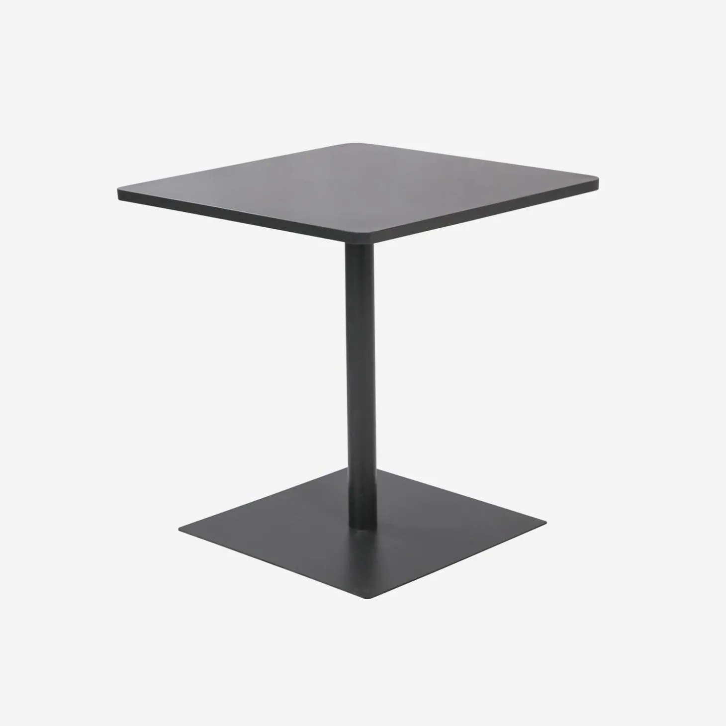 Tuintafel 2-persoons vierkant bistro van staal