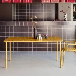 Tuintafel 6-8 plaatsen metaal