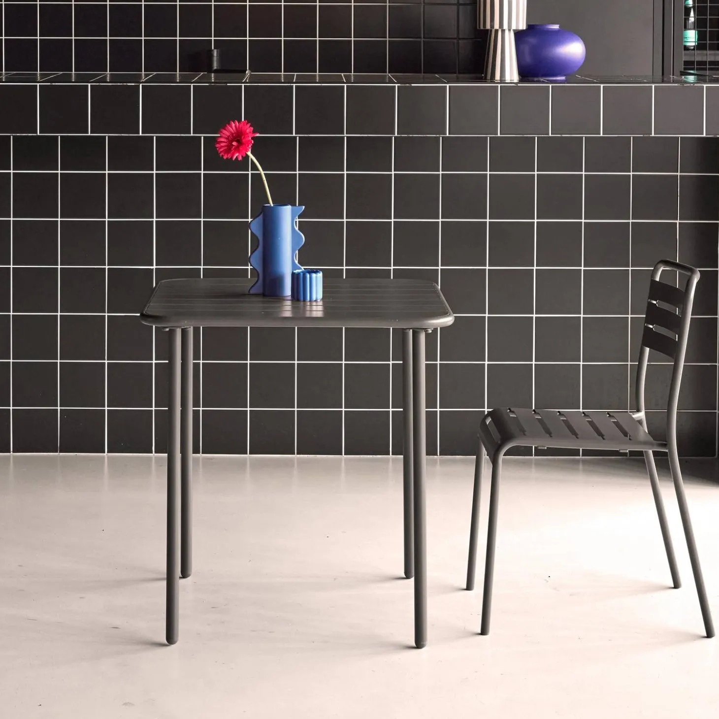 Tuintafel 2 plaatsen metaal