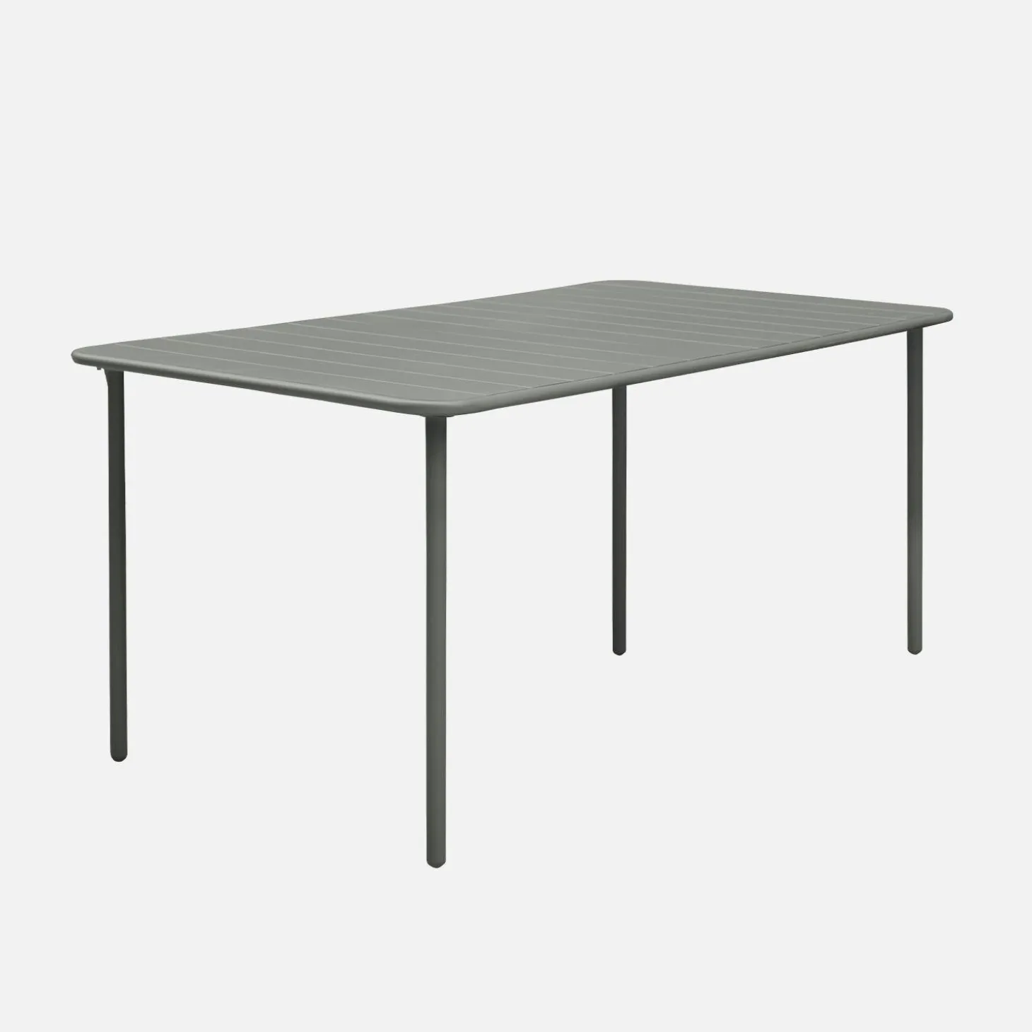 Tuintafel 6-8 plaatsen metaal