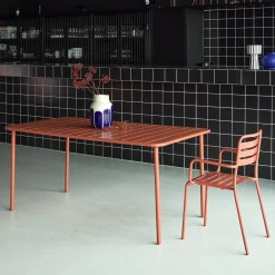 Tuintafel 6-8 plaatsen metaal