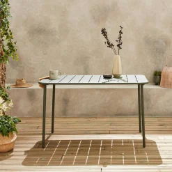 Tuintafel 4 plaatsen metaal