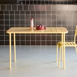 Tuintafel 4 plaatsen metaal