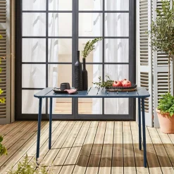 Tuintafel 4 plaatsen metaal