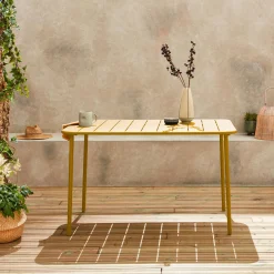 Tuintafel 4 plaatsen metaal
