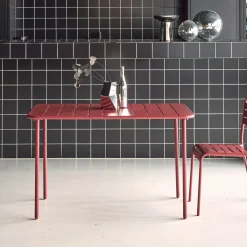 Tuintafel 4 plaatsen metaal