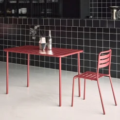 Tuintafel 4 plaatsen metaal