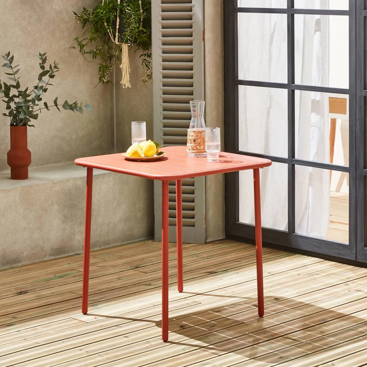 Tuintafel 2 plaatsen metaal