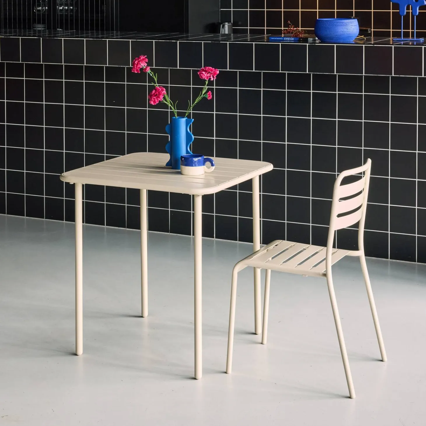 Tuintafel 2 plaatsen metaal