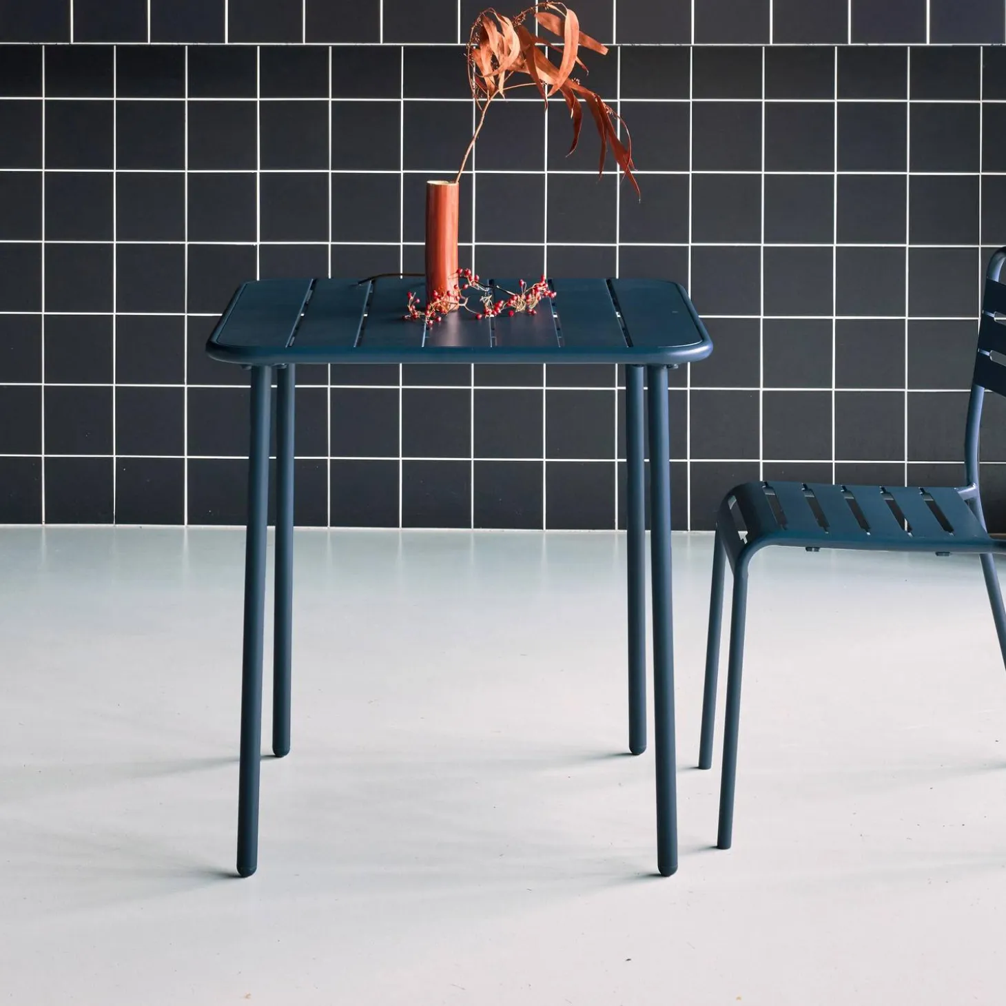 Tuintafel 2 plaatsen metaal