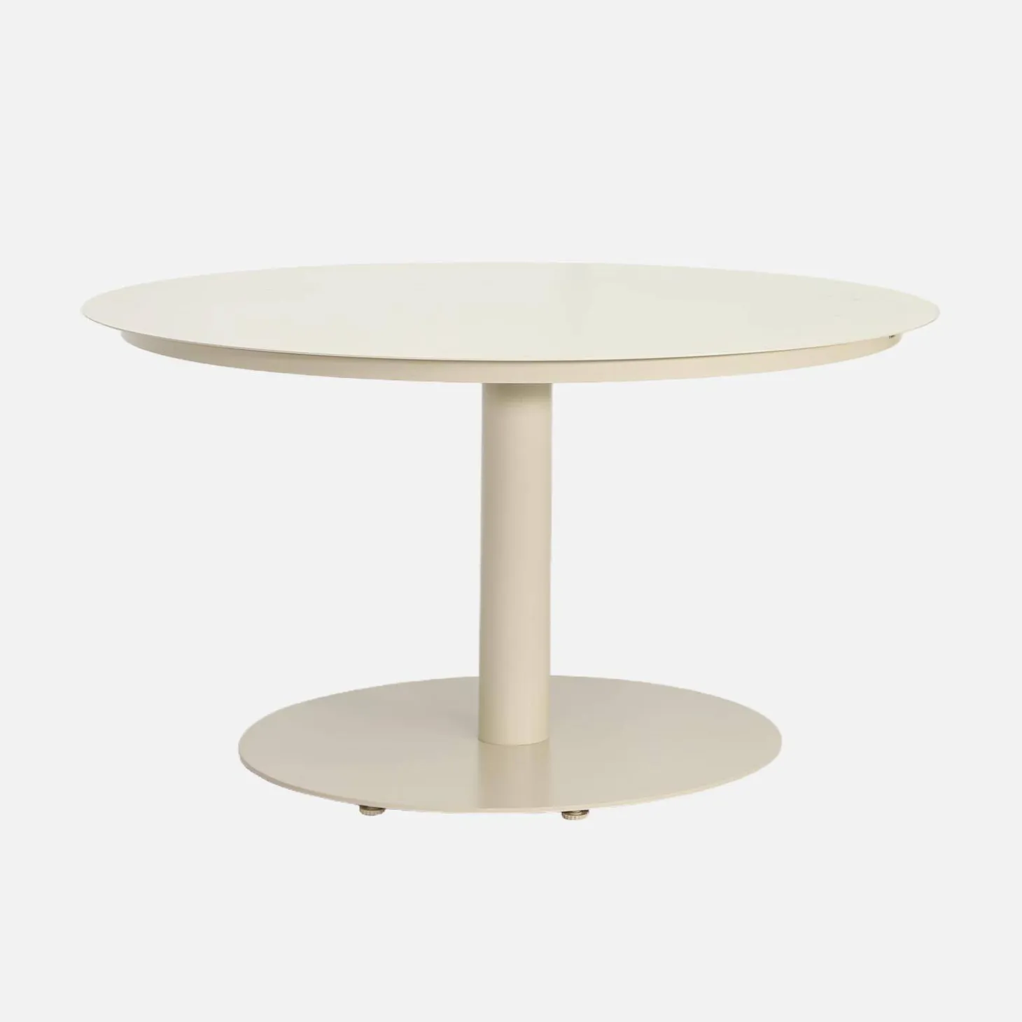 Tuintafel rond met 6 stoelen aluminium
