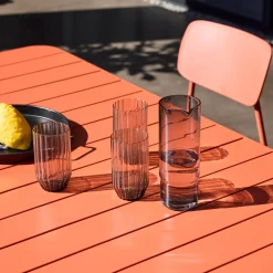 Tuintafel + 6 stoelen metaal