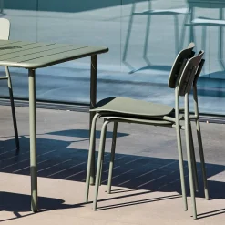 Tuintafel + 4 stoelen metaal