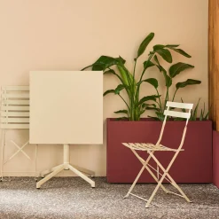 Tuintafel + 2 stoelen opklapbaar bistro metaal
