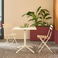 Tuintafel + 2 stoelen opklapbaar bistro metaal