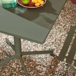 Tuintafel + 2 stoelen opklapbaar bistro metaal