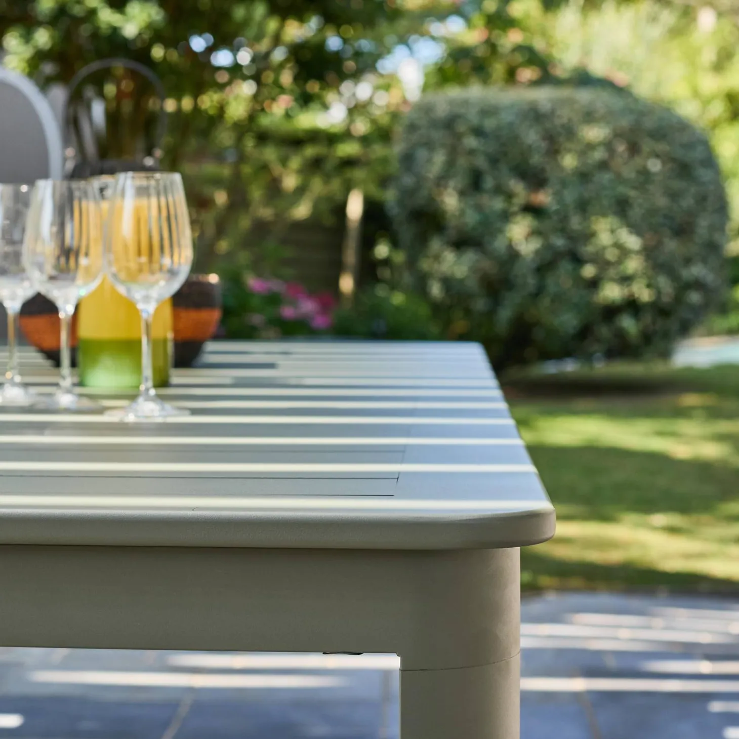 Tuintafel uitschuifbaar tot 12 personen aluminium