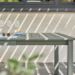 Tuintafel uitschuifbaar tot 12 personen aluminium
