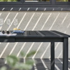 Tuintafel uitschuifbaar tot 12 personen aluminium