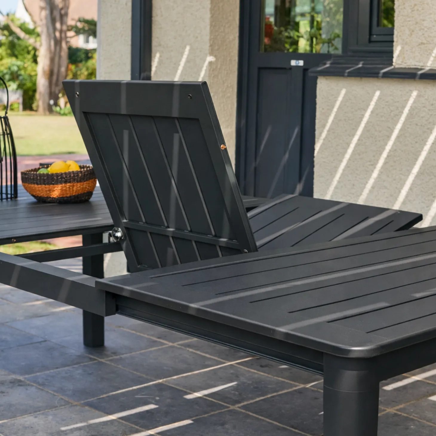 Tuintafel uitschuifbaar tot 12 personen aluminium