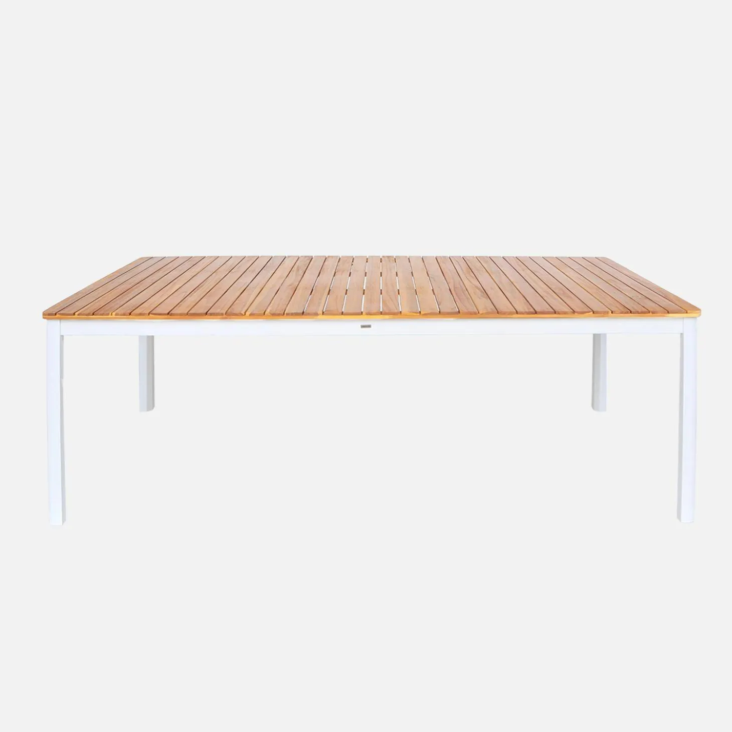 Tuintafel van acacia met ronde hoeken, voor 8 personen