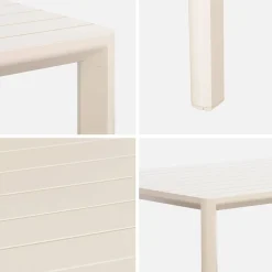 Tuintafel van aluminium, 8 plaatsen