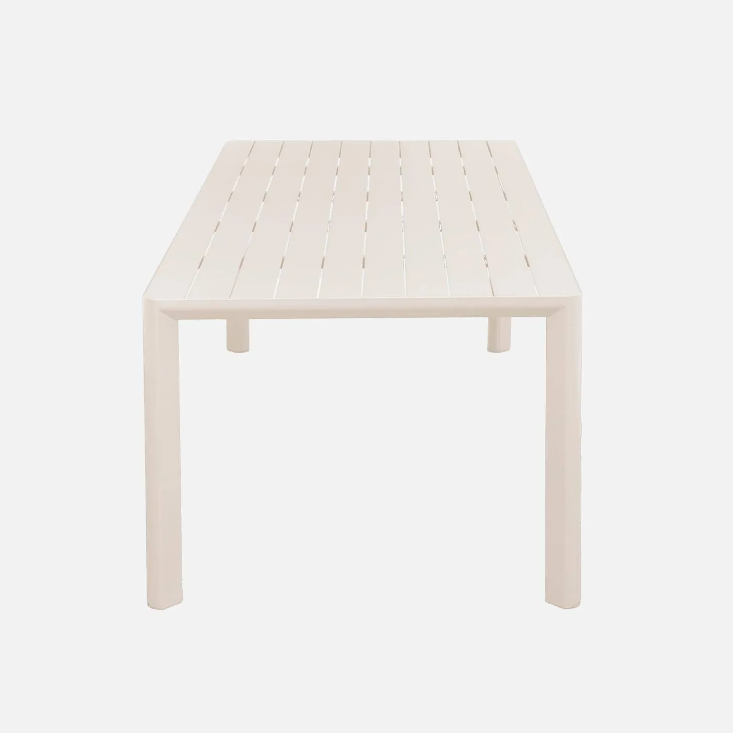 Tuintafel van aluminium, 8 plaatsen