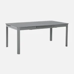Tuintafel voor 8 personen uitschuifbaar aluminium