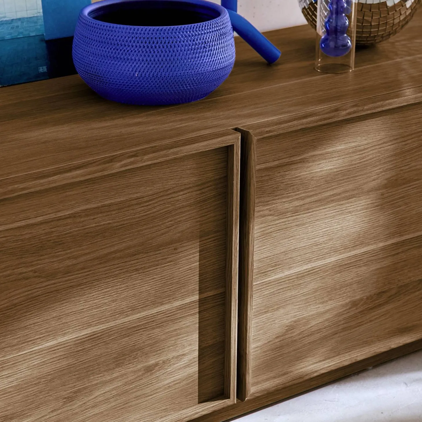 TV-meubel houteffect 3 deuren 180cm