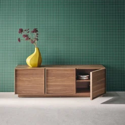 TV-meubel houteffect 3 deuren 140cm