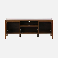 TV-meubel houteffect 2 deuren 1 lade 140cm
