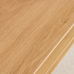 Tv-meubel met houteffect en vlechtwerk 2 deuren 140cm