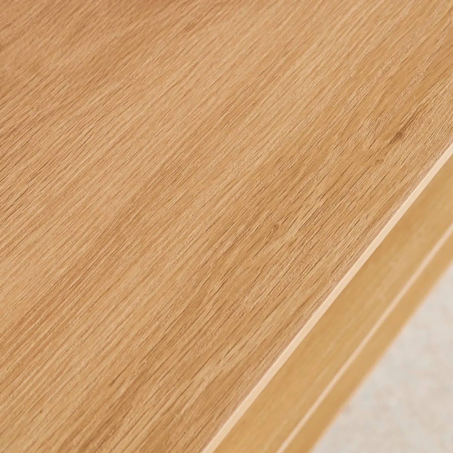 Tv-meubel met houteffect en vlechtwerk 2 deuren 140cm
