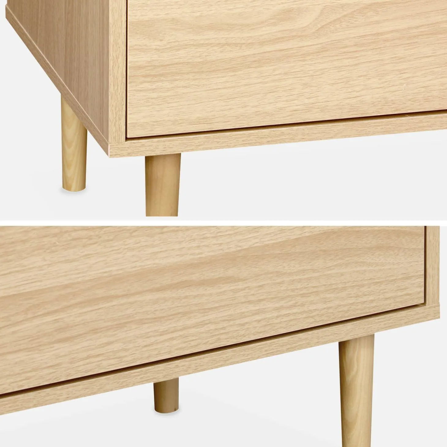 TV-meubel met houtlook, 160cm