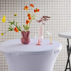 Twee opvouwbare statafels Ø80cm + met hoes - Gala