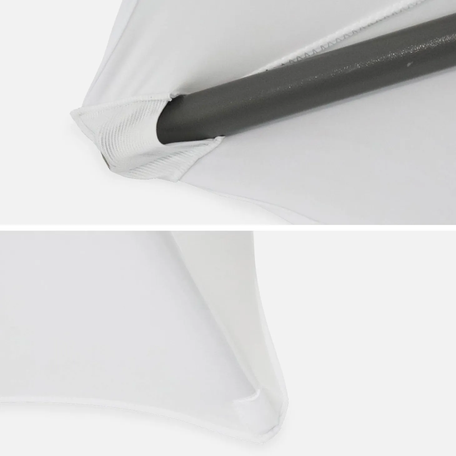 Twee opvouwbare statafels Ø80cm + met hoes - Gala