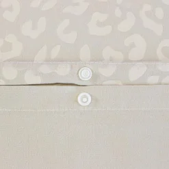 Tweepersoons beddengoed met luipaardprint omkeerbaar polyester