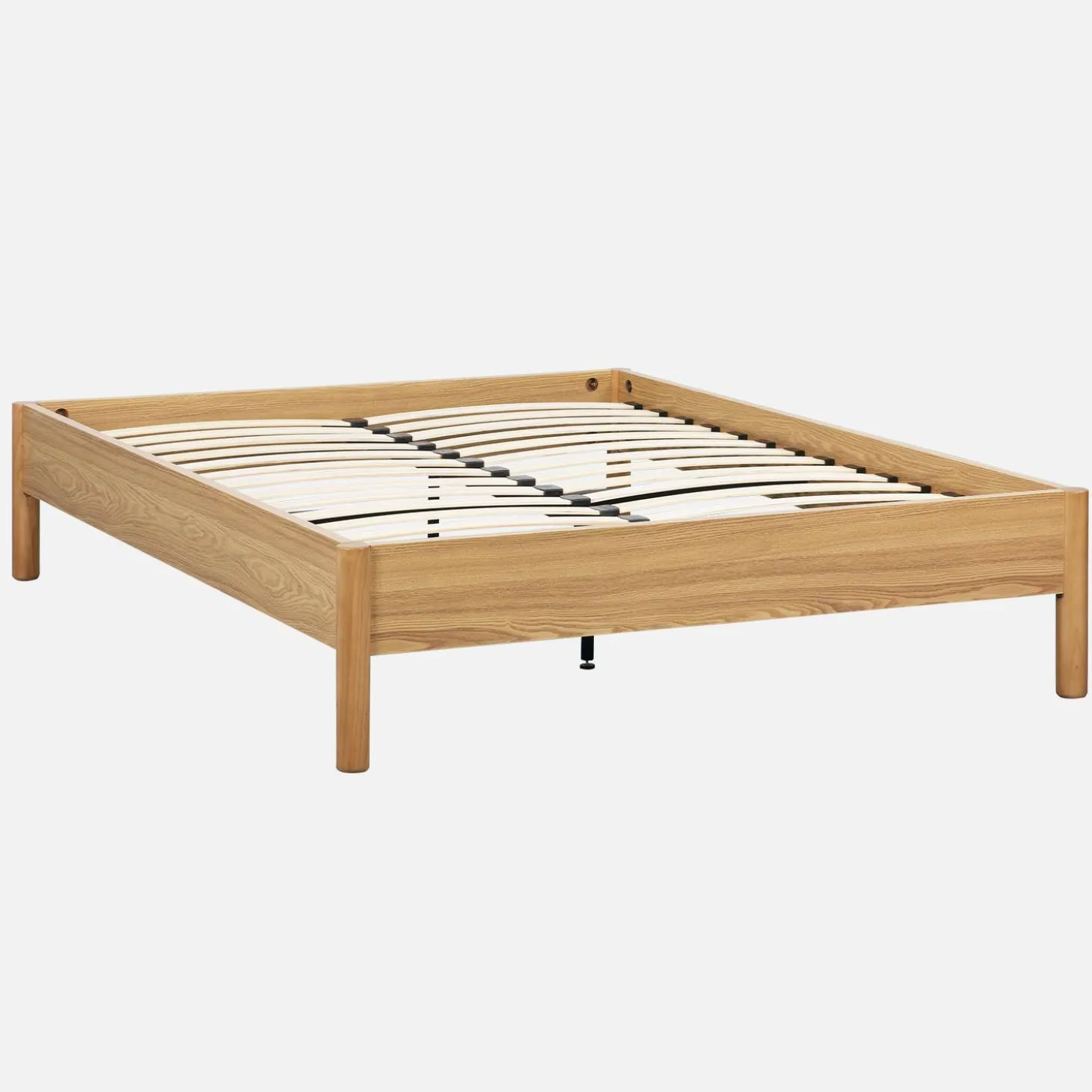 Tweepersoonsbed met lattenbodem 140x190cm houtdecor