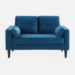 Tweezits bank van velours