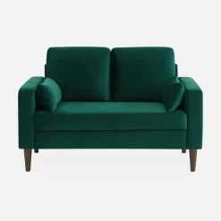 Tweezits bank van velours