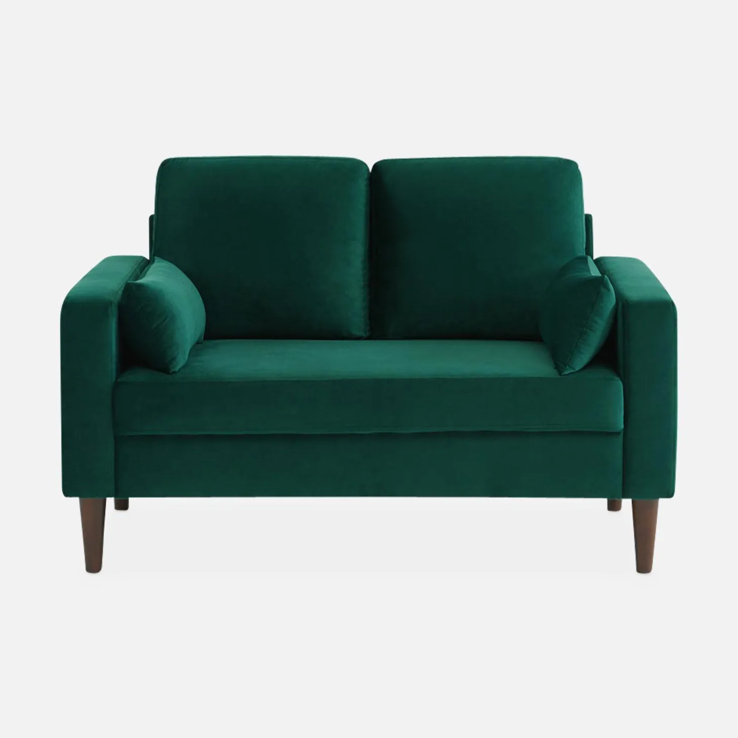 Tweezits bank van velours