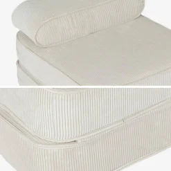 Uitklapbare kinderstoel van corduroy