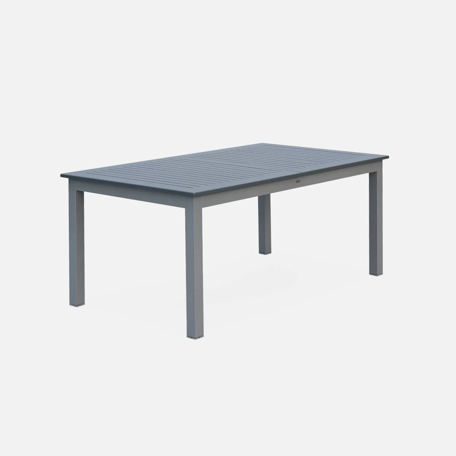 Uitschuifbare aluminium tuintafel voor 8 personen