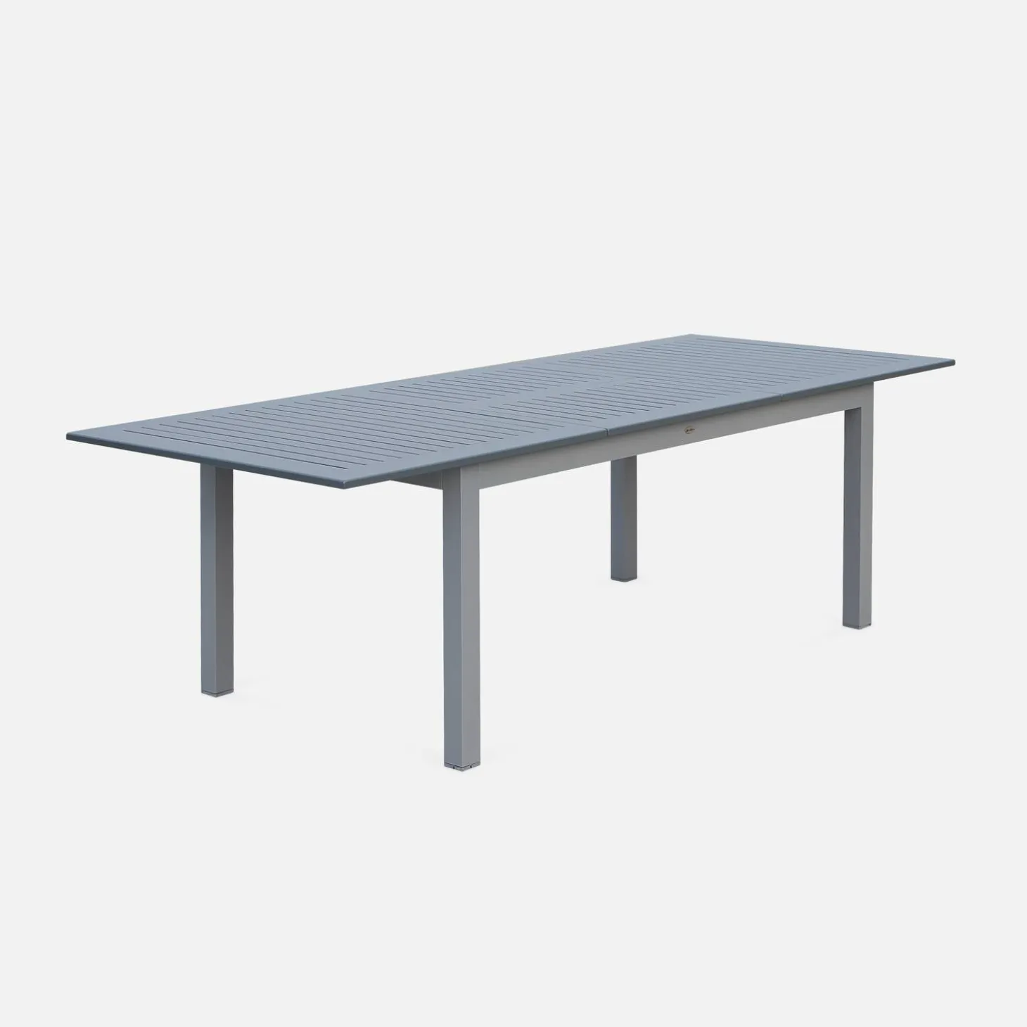 Uitschuifbare aluminium tuintafel voor 8 personen