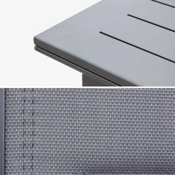 Uitschuifbare aluminium tuinset 10 plaatsen