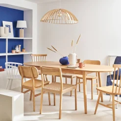 Uitschuifbare eettafel, 6-8 zitplaatsen, 160-210cm
