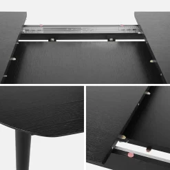 Uitschuifbare eettafel, 6-8 zitplaatsen, 160-210cm